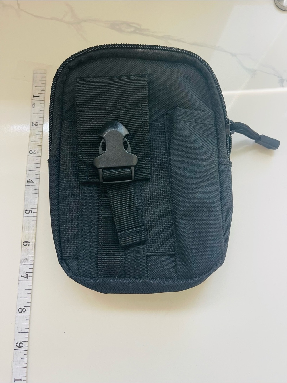 Compact Tactical Belt / Vest Pouch - Black